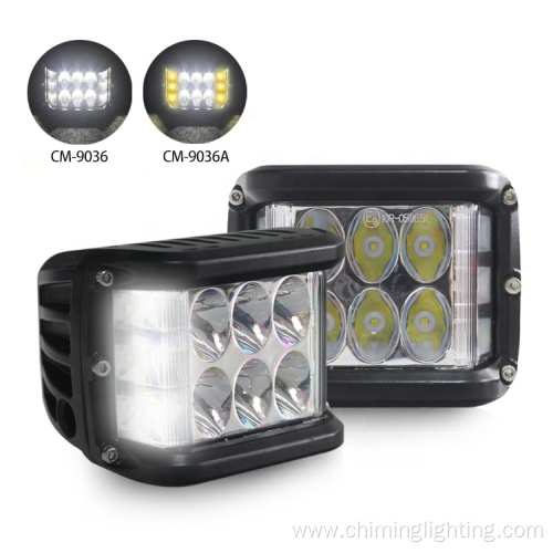 LED strobe side light 3.8Inch 36w high performance offroad truck ATV UTV SUV led work lights